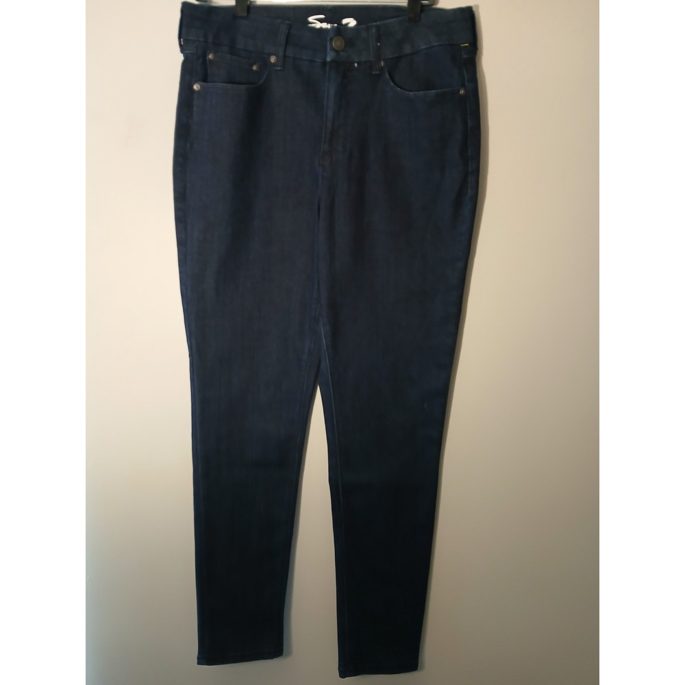 Seven‎ For All Mankind Dark Wash High rise Skinny Jeans Women's Size 12